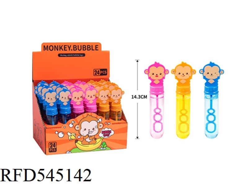 MONKEY BUBBLE WAND 24PCS/ BOX