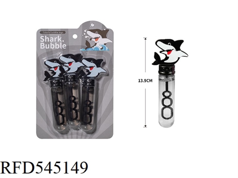 SHARK BUBBLE WAND 3PCS/ CARD
