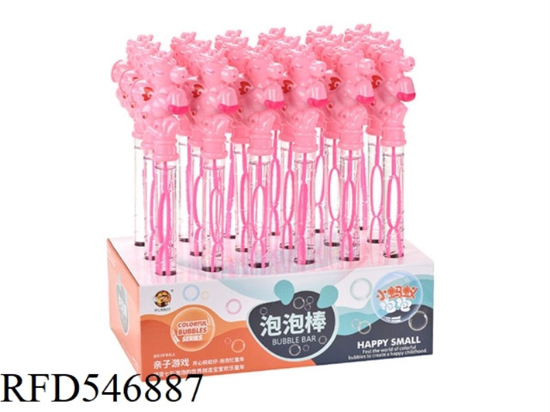 UNICORN WHISTLE BUBBLE WAND 18PCS