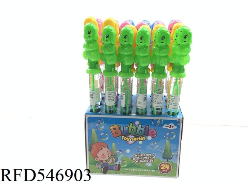 ELEPHANT BUBBLE WAND (36CM4 MIXED) 24PCS