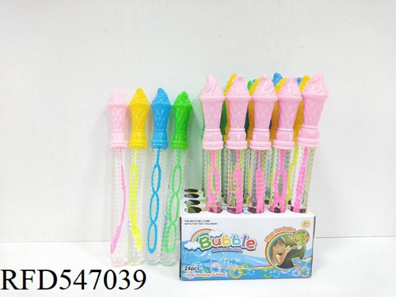 26CM ICE CREAM BUBBLE WAND (24PCS)