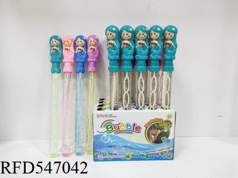 MERMAID BUBBLE WAND (24 PCS)