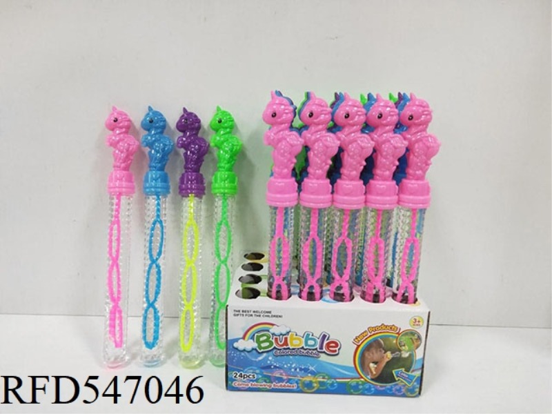 26CM UNICORN BUBBLE WAND (24PCS)