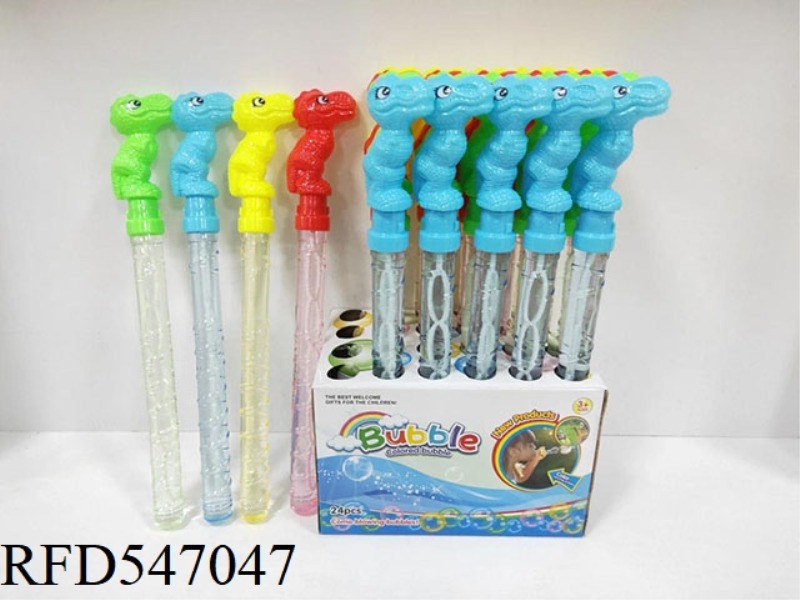 DINOSAUR BUBBLE WAND (24 PIECES)