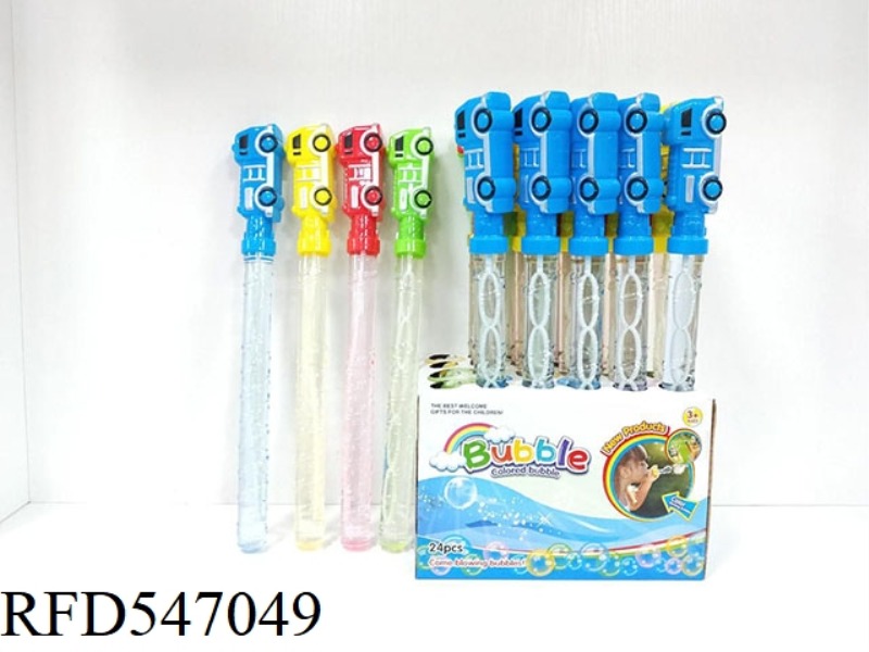 POLICE CAR BUBBLE WAND (24 PCS)