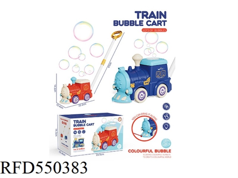 20-HOLE HAND-PUSHED LITTLE TRAIN BUBBLE MACHINE