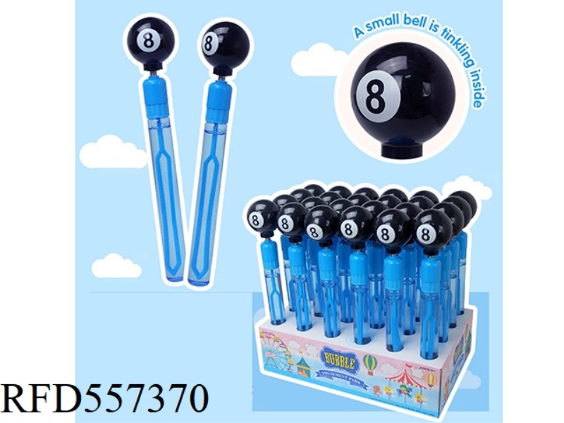 27.5CM BILLIARD BELL BUBBLE STICK 24PCS