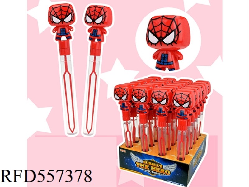 28CM SPIDER BUBBLE WAND 24PCS