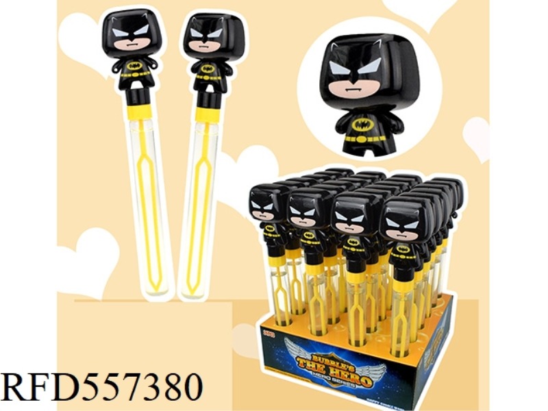 28CM BATMAN BUBBLE WAND 24PCS