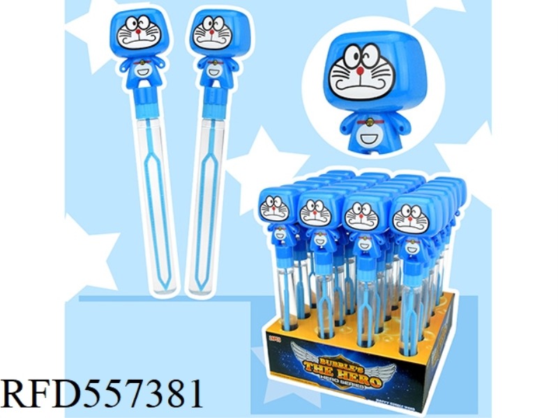 28CM JINGLE CAT BUBBLE WAND 24PCS