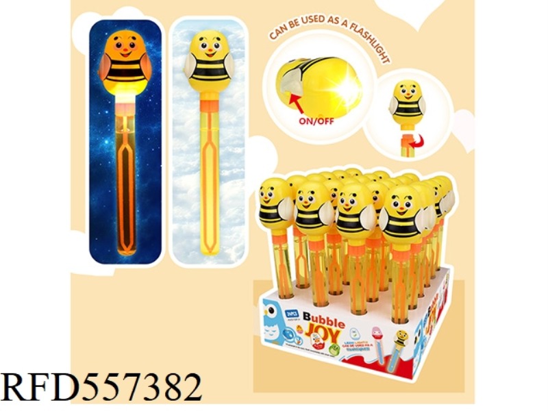 24.5CM SMALL BEE BUBBLE WAND 24PCS