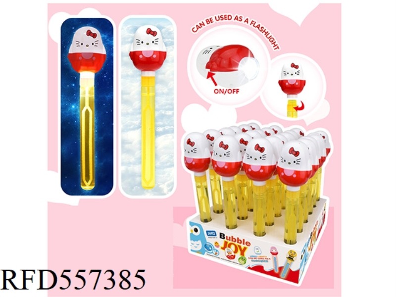 27.5CM HELLO KITTY BUBBLE WAND 24PCS