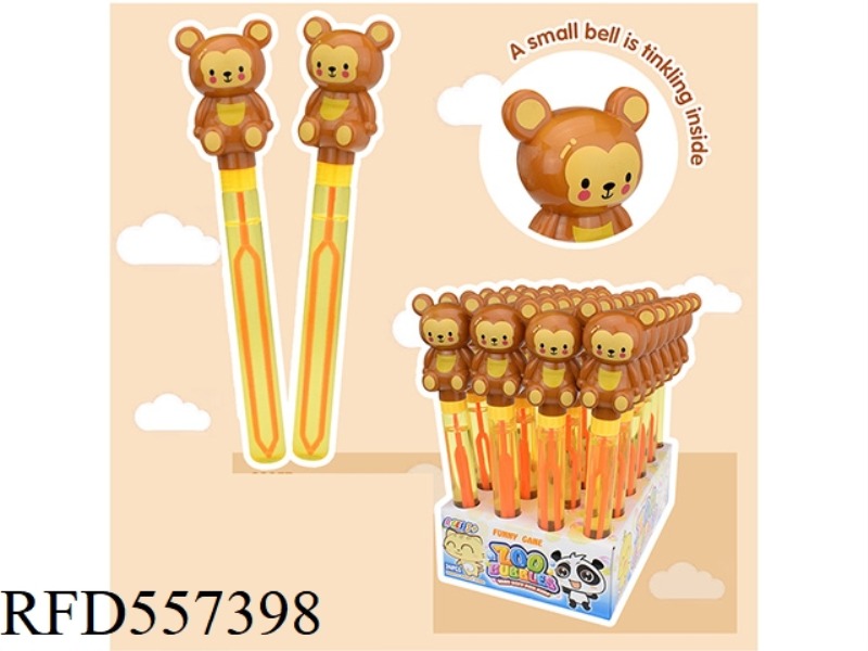 28.5CM NAUGHTY MONKEY BUBBLE WAND 24PCS