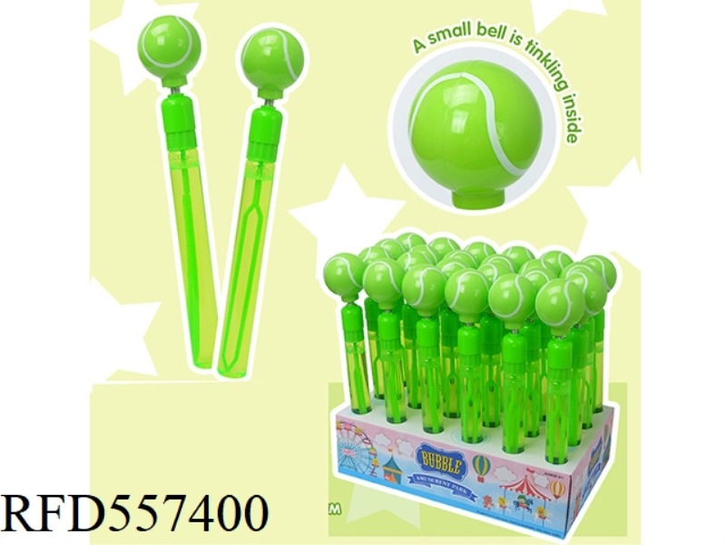 27.5CM TENNIS BELL BUBBLE WAND 24PCS