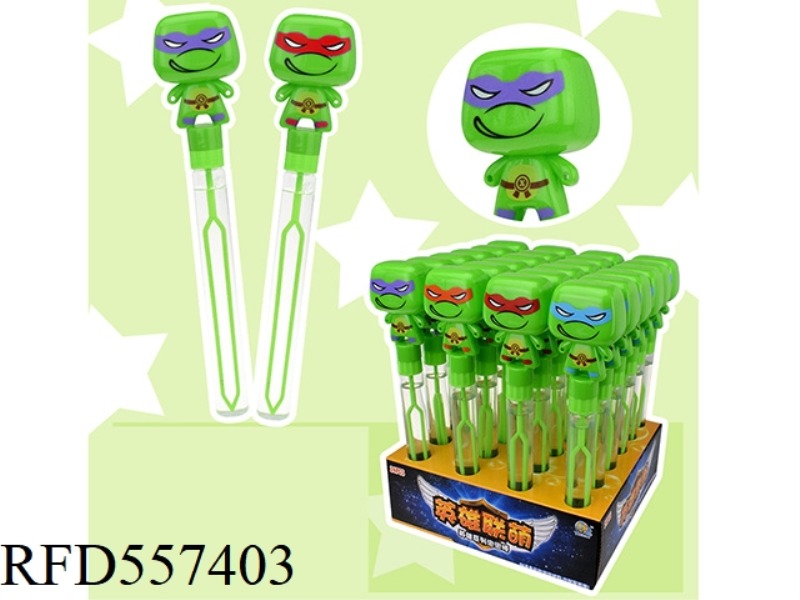 28CM TURTLE BUBBLE WAND 24PCS