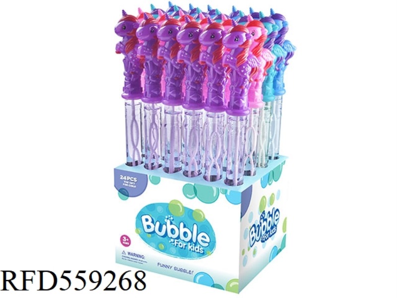 Unicorn Bubble Wand display box /24 pieces