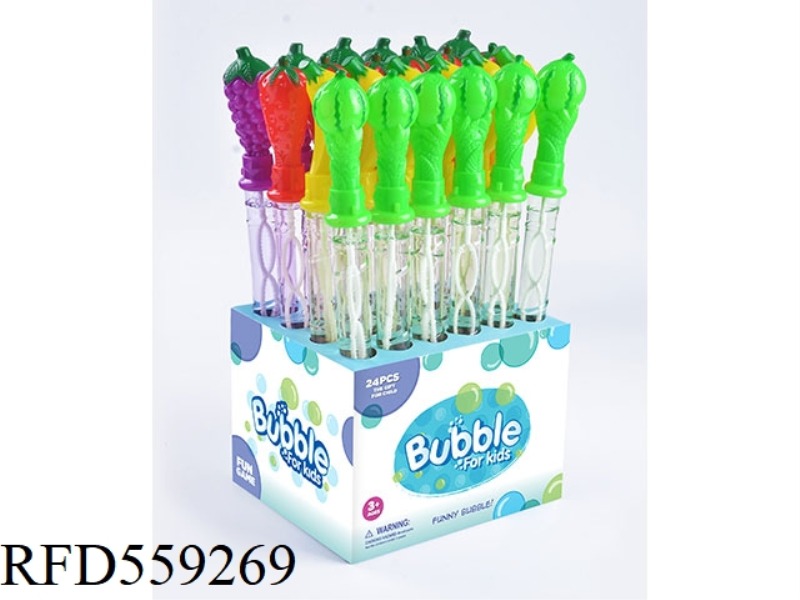 Fruit bubble wand display box /24 pieces