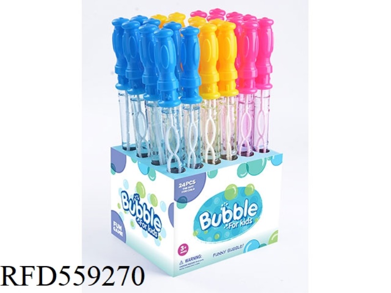 Round head bubble wand display box /24 pieces