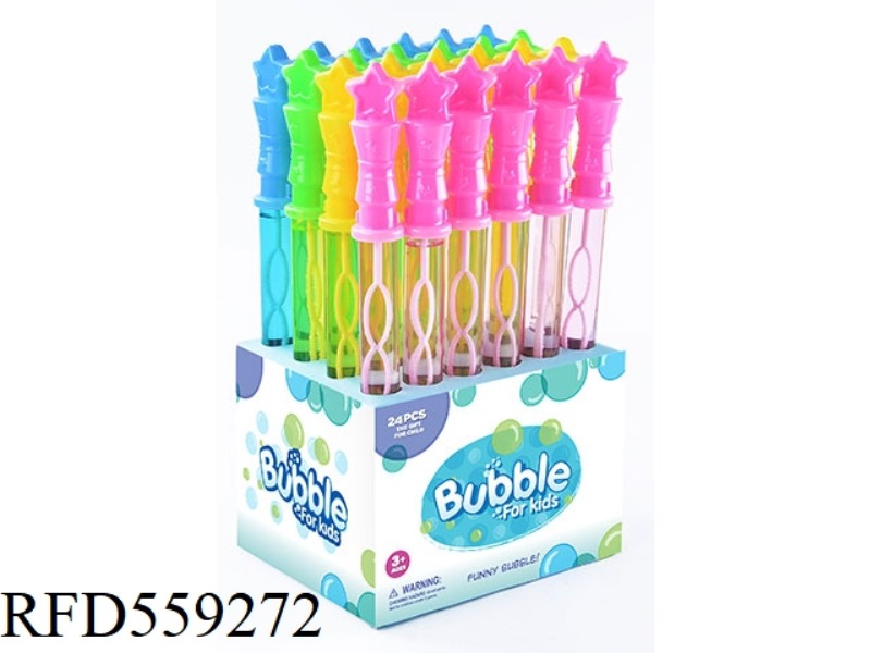 Star Bubble wand display box /24 pieces