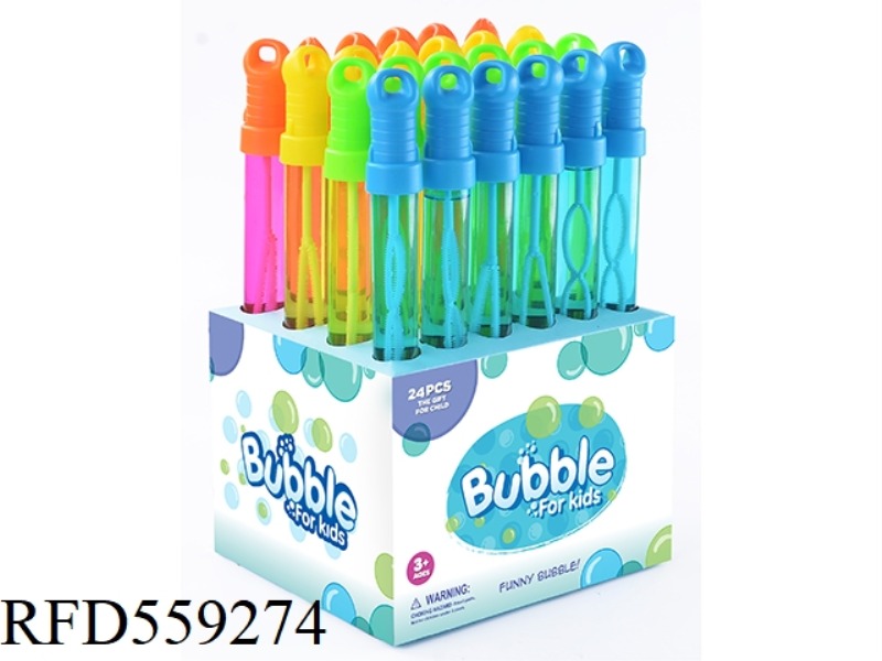 Round tool bubble wand display box /24 pieces