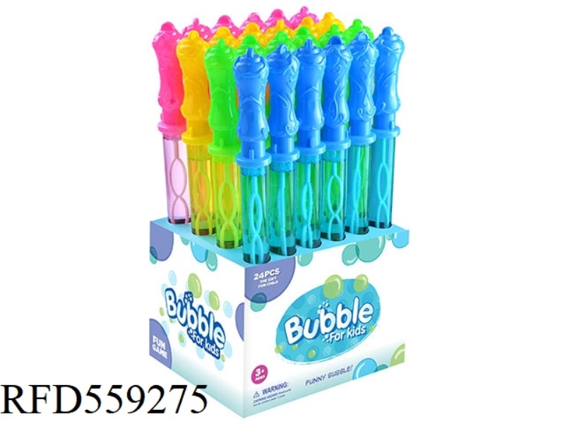 Flower head bubble wand display box /24 pieces