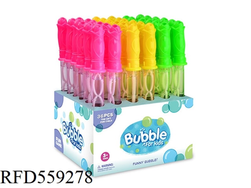 Small Rose Bubble Wand display box /36 pieces