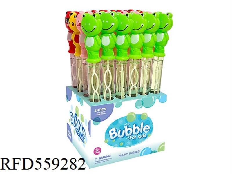 Animal bubble wand display box /24 pieces