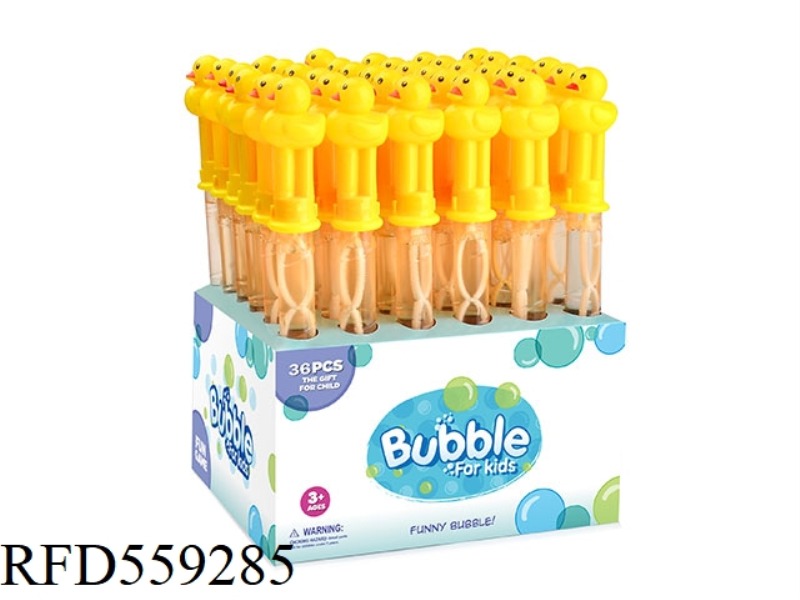 Duckling Bubble Wand display box /36 pieces