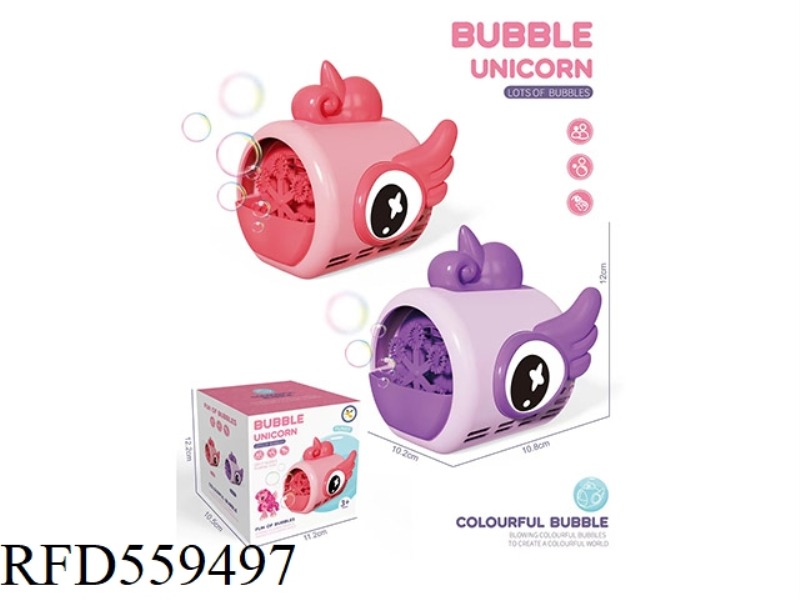 UNICORN ELECTRIC BUBBLE MACHINE
