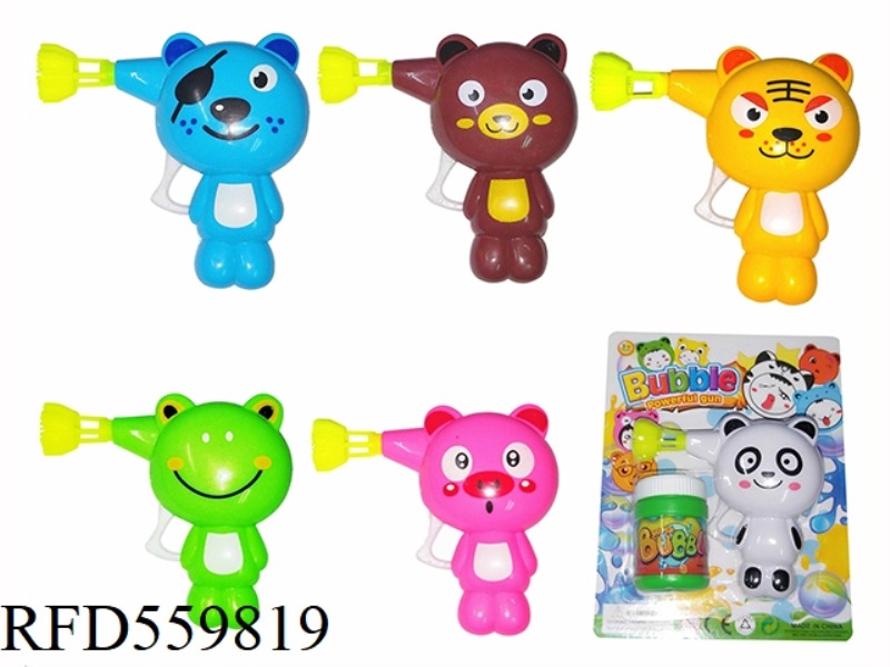 SIX CARTOON MANUAL BUBBLE GUNS