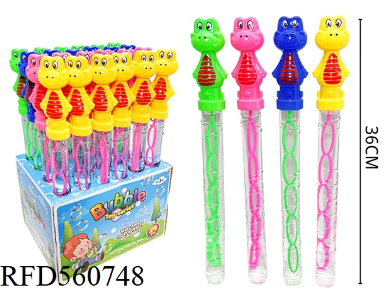 36CM CROCODILE BUBBLE STICK