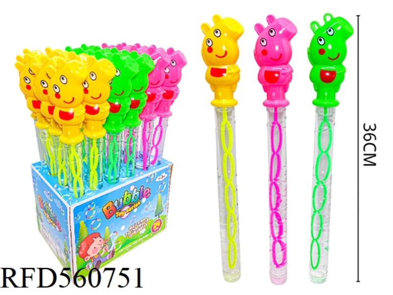 36CM PIGLET PEGGY BUBBLE STICK