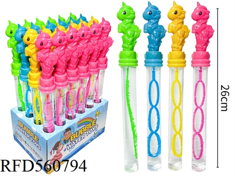 26CM UNICORN BUBBLE STICK