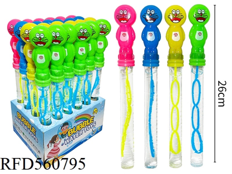 26CM JINGLE CAT BUBBLE STICK