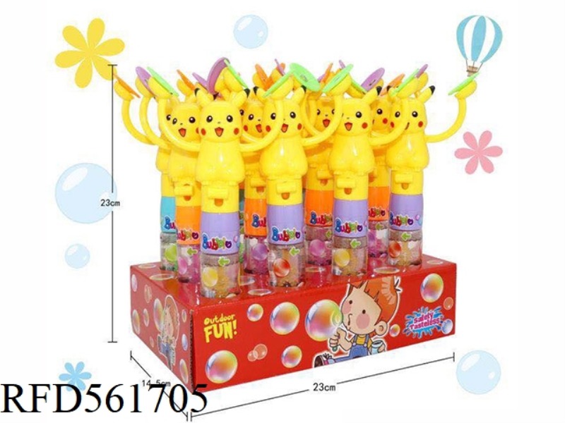 PIKACHU HAND CLAP BUBBLE WAND