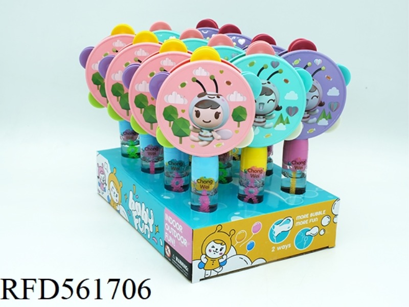 A TAMBOURINE BUBBLE WAND