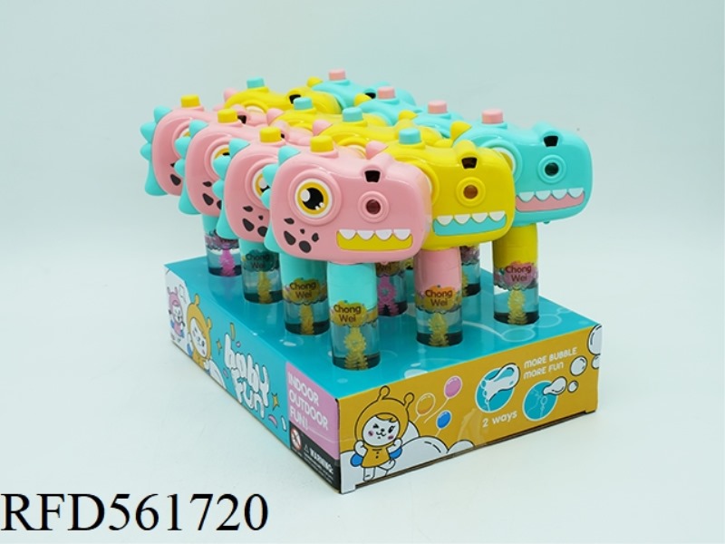 DINOSAUR CAMERA BUBBLE WAND