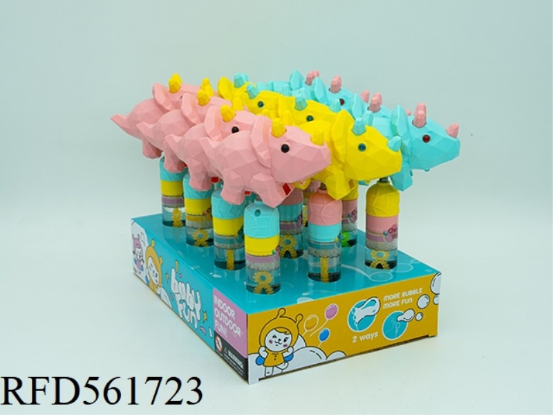 WHISTLING DINOSAUR BUBBLE WAND