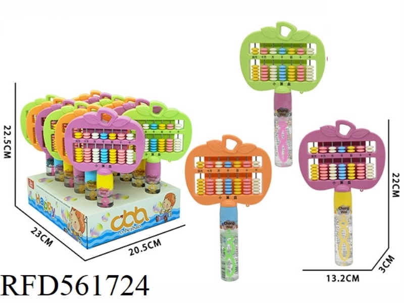 SMALL ABACUS BUBBLE WAND