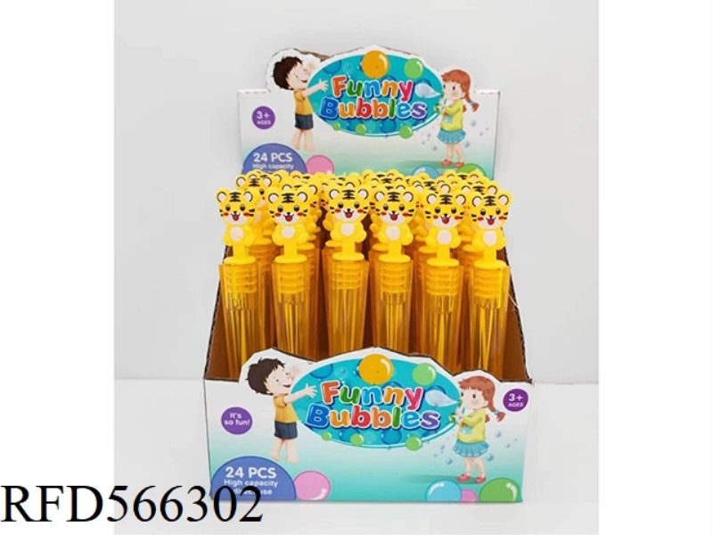 13CM TIGER BUBBLE STICK 24PCS