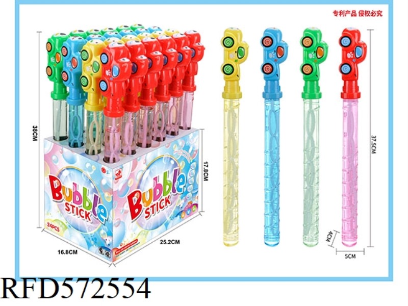 ANIMAL CAR BUBBLE WAND 24PCS