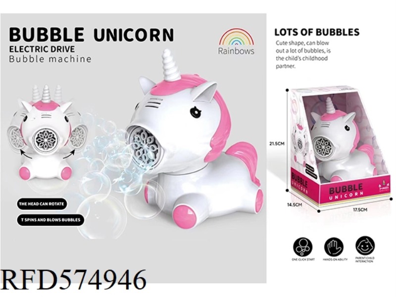 THE UNICORN BUBBLE MACHINE