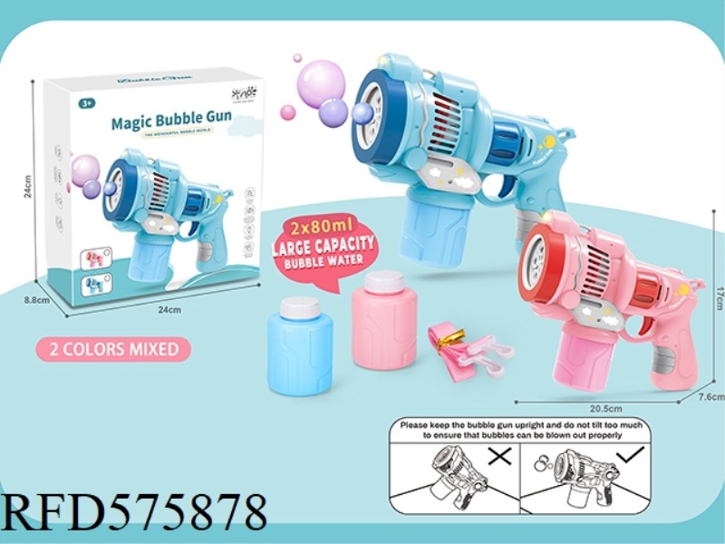 MAGIC REVOLVER BUBBLE GUN