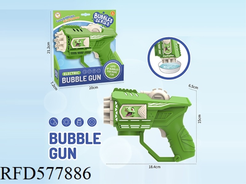 DINOSAUR BUBBLE GUN (12 HOLES BUBBLE)