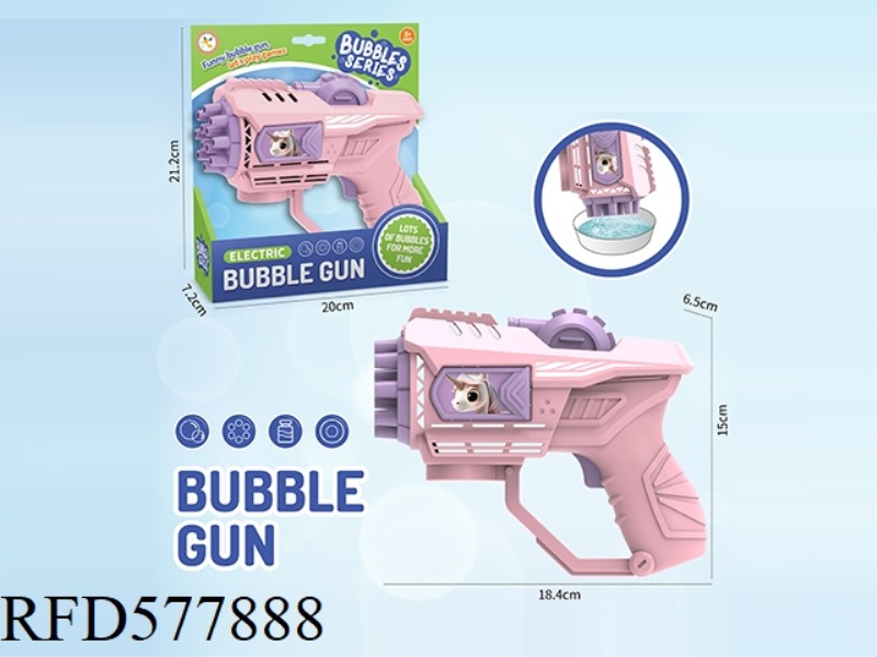 UNICORN BUBBLE GUN (12 HOLES BUBBLE)