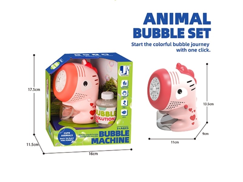 ELECTRIC TRUMPET 20-HOLE UNICORN BUBBLE MACHINE