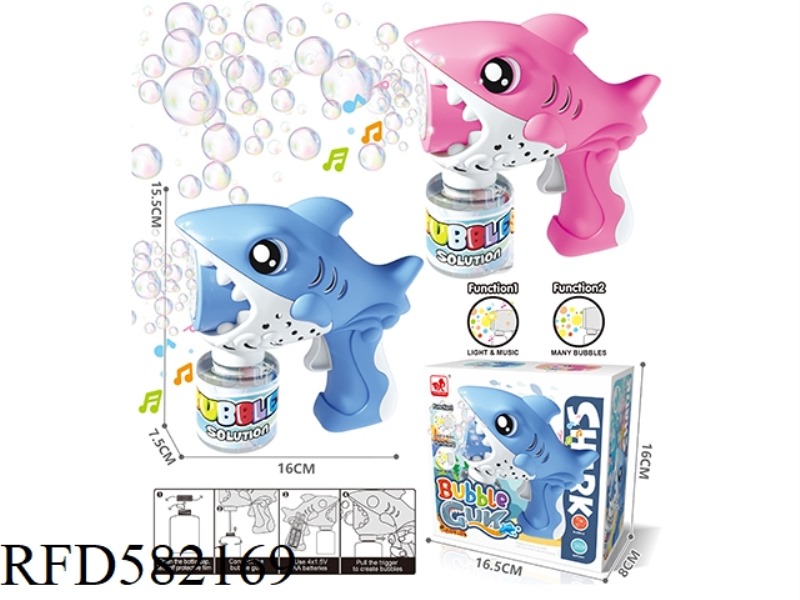 FULL -POROUS SHARK BUBBLE GUN
