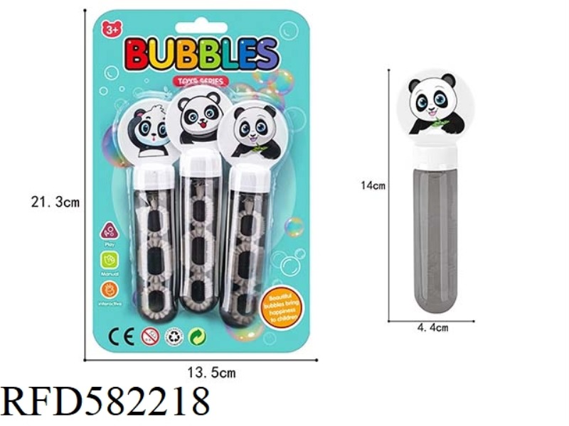 PANDA BUBBLE STICK 3PCS
