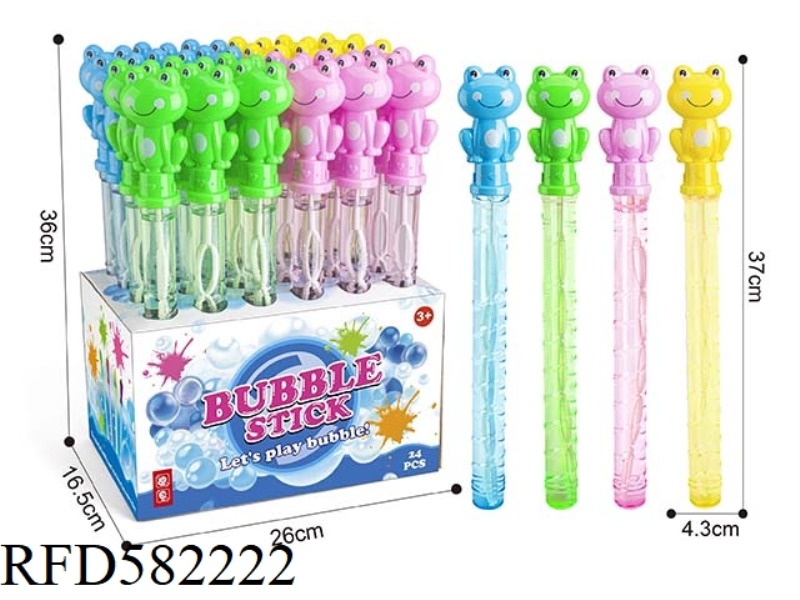 FROG BUBBLE STICK 24PCS
