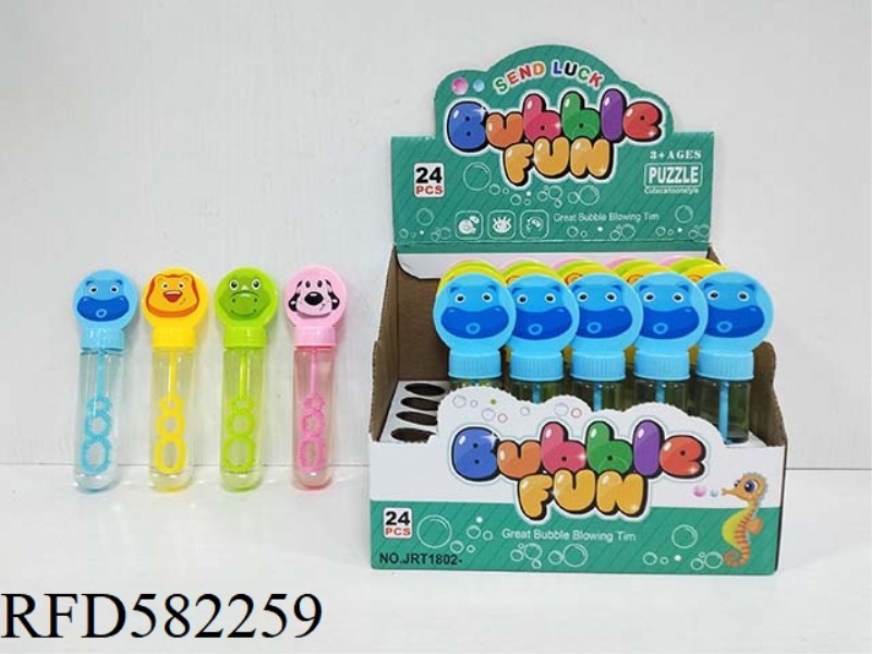 FAN FOUR ROUND CARTOON BUBBLE STICK 24PCS